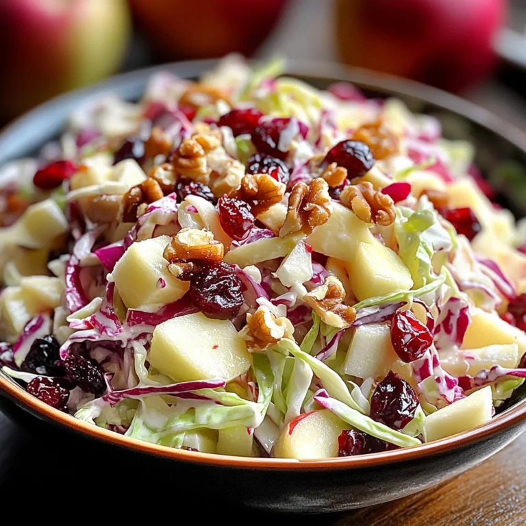 Cranberry Apple Coleslaw: A Delicious & Healthy Recipe
