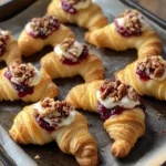 Cranberry Cream Cheese Crescent Bites