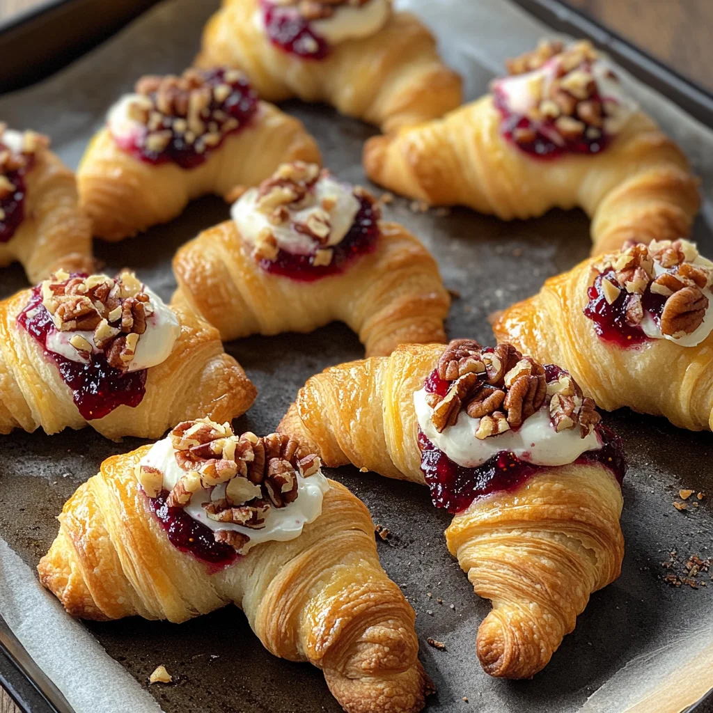 Cranberry Cream Cheese Crescent Bites