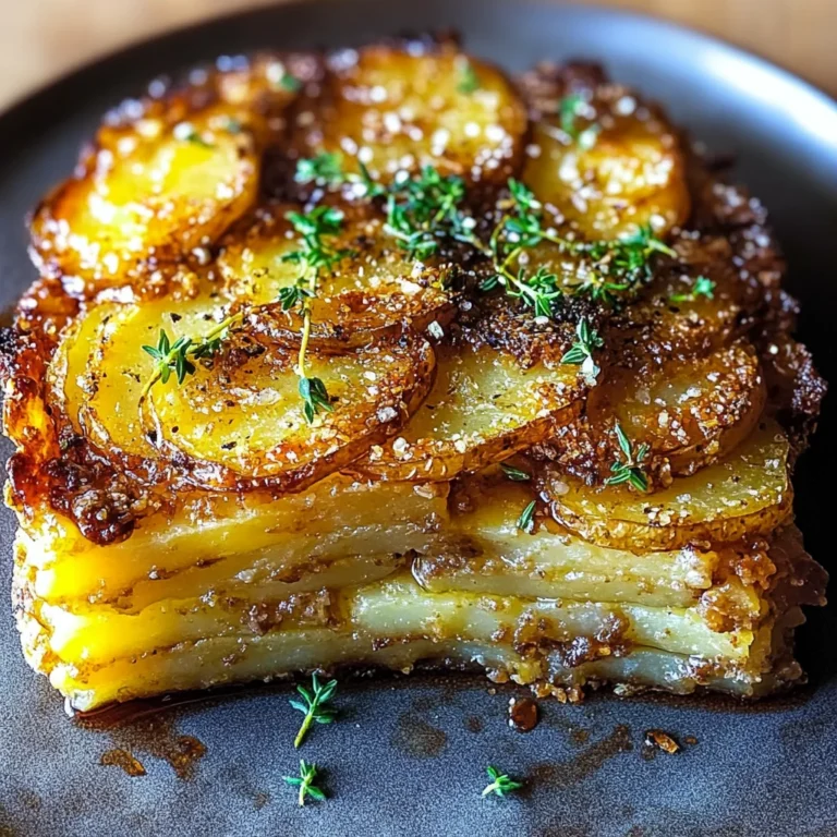 Crispy Balsamic-Thyme Potato Torte