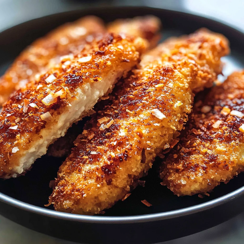 Crispy Coconut Chicken Tenders
