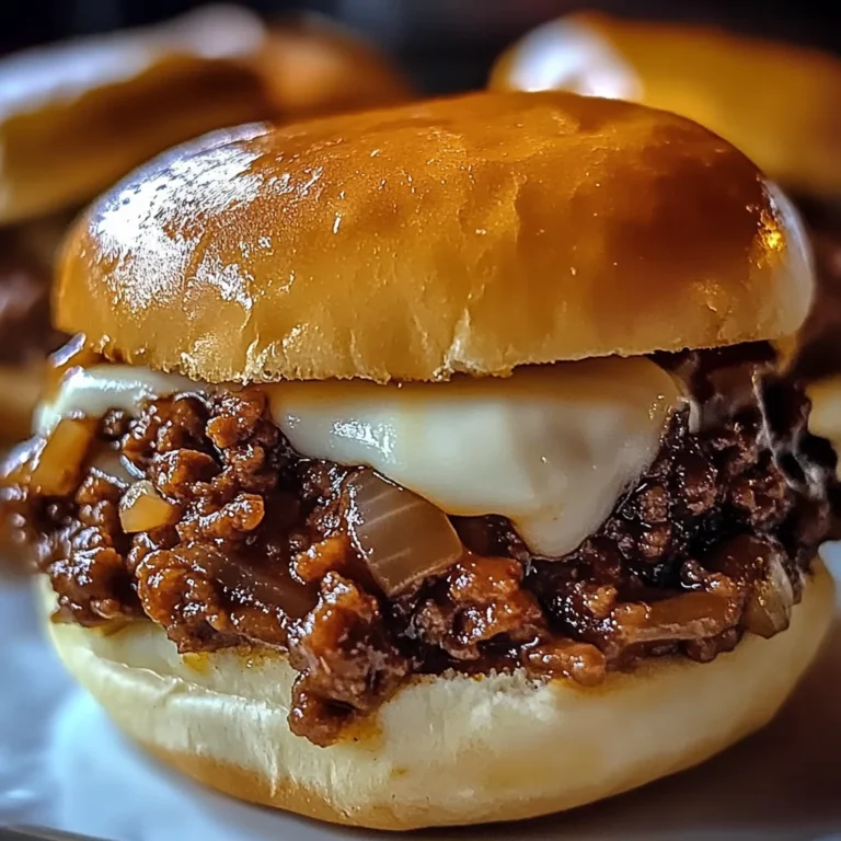 French Onion Beef Sloppy Joes