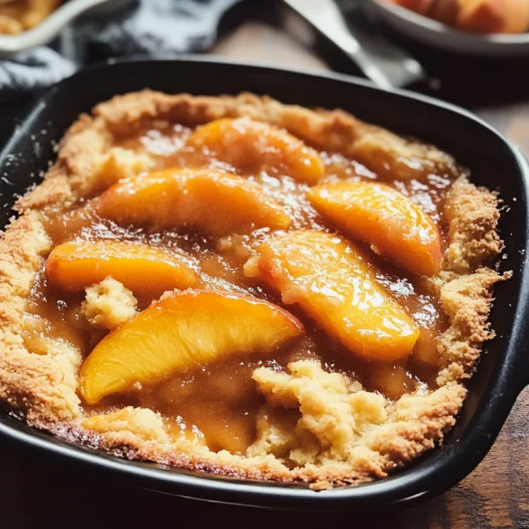Fresh Peach Cobbler Recipe
