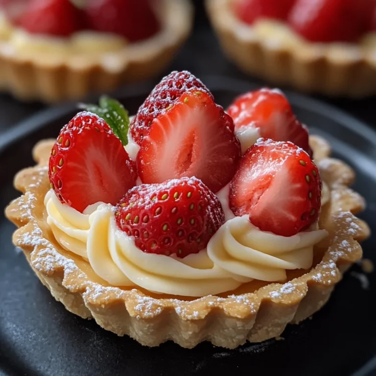 Fresh and Delicious Strawberry Tartlets Recipe