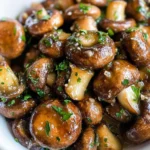 Garlic Butter Mushrooms & Onions