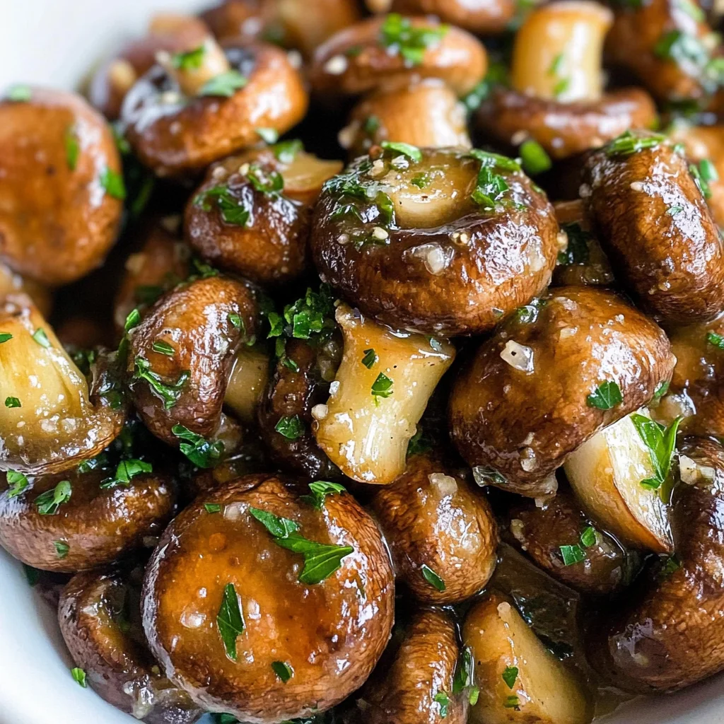 Garlic Butter Mushrooms & Onions