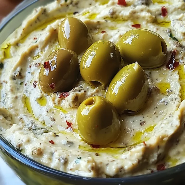 Green Olive Dip – Easy Creamy Party Favorite