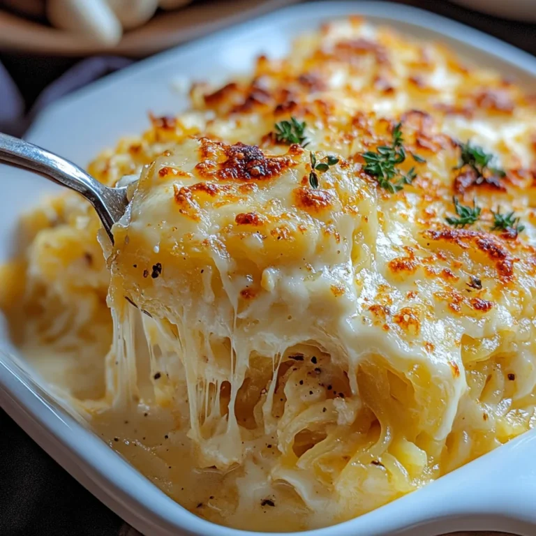 Healthy Spaghetti Squash Au Gratin