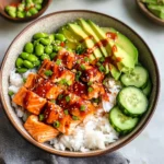 Honey Sriracha Salmon Bowls