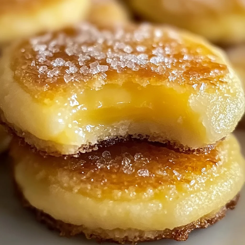 Lemon Curd Crème Brûlée Cookies - Tangy & Sweet Treat