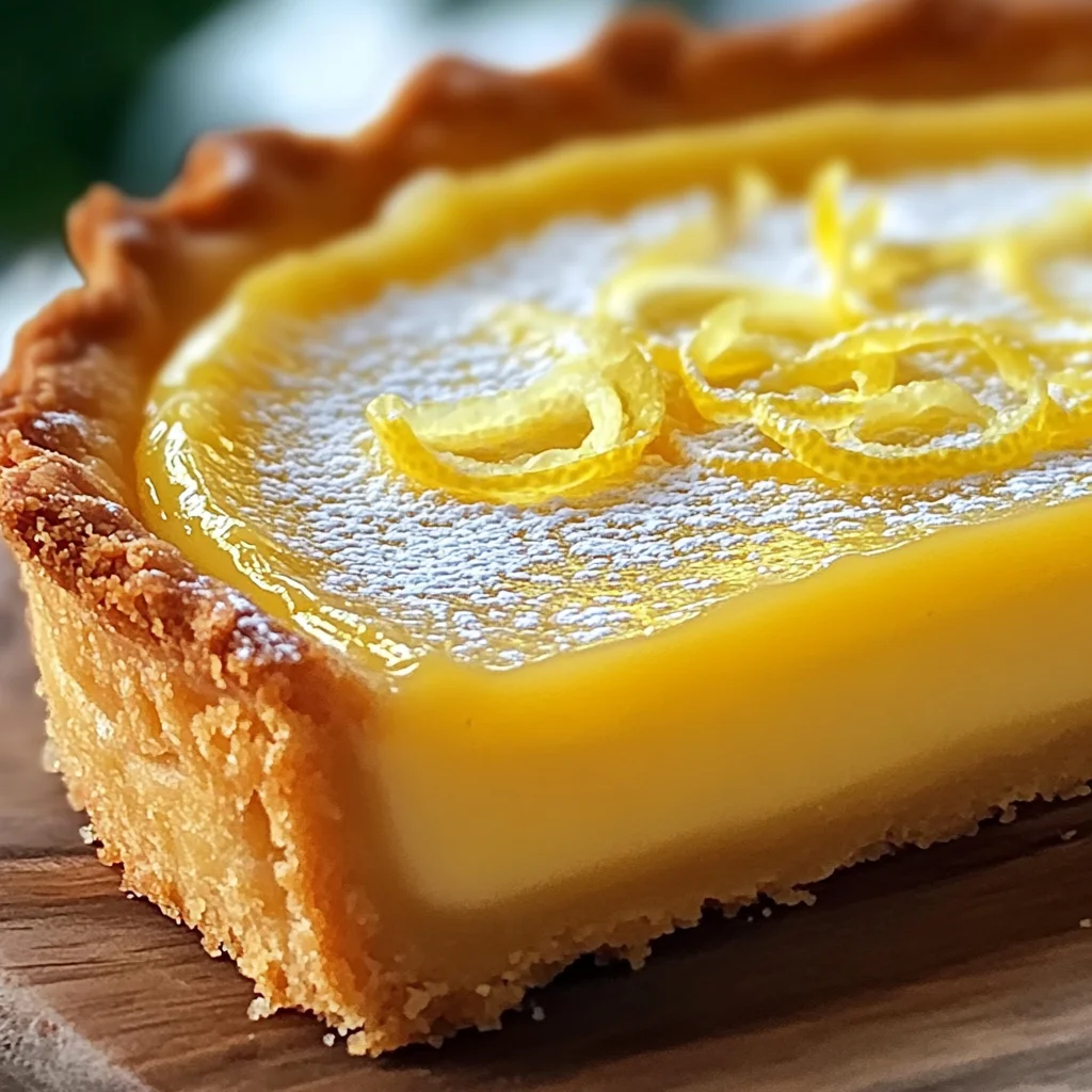 Lemon Custard Tart