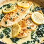 Lemon Parmesan Spinach Chicken