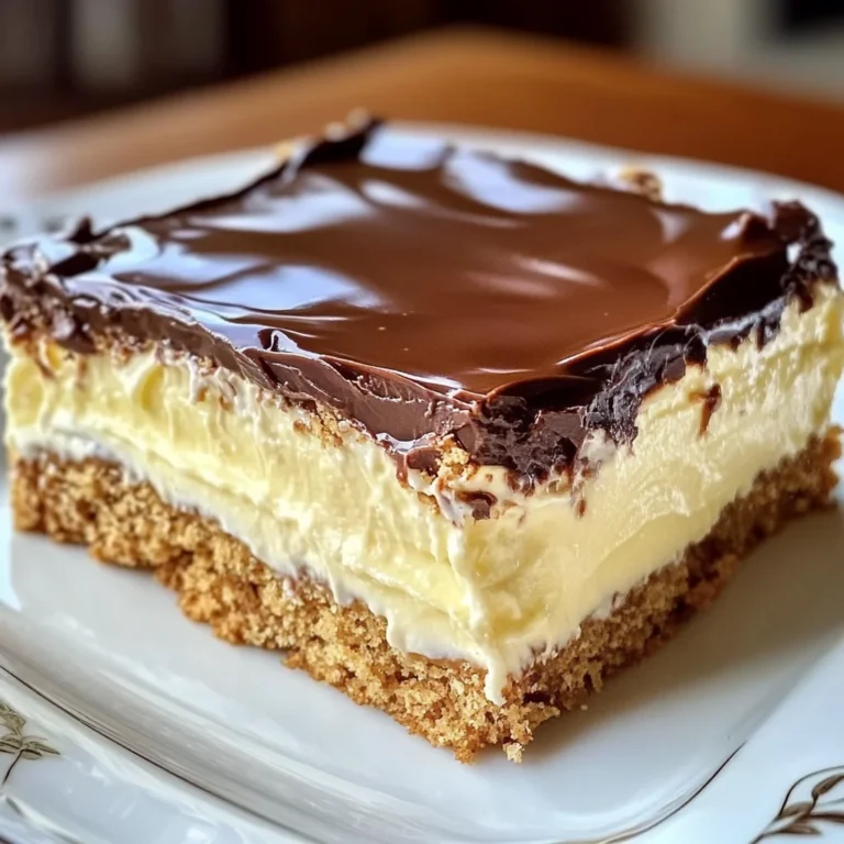 No-Bake Eclair Cake