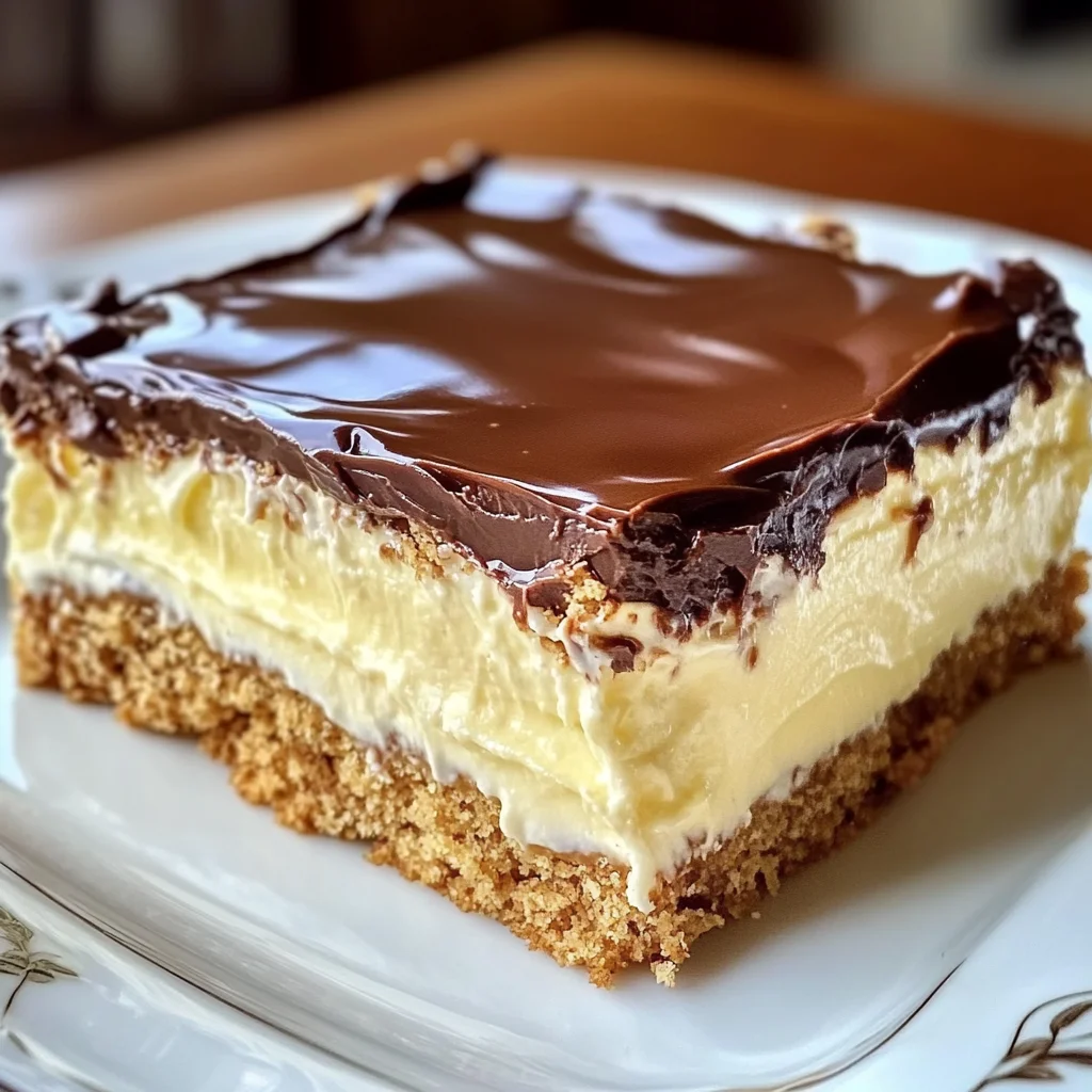 No-Bake Eclair Cake
