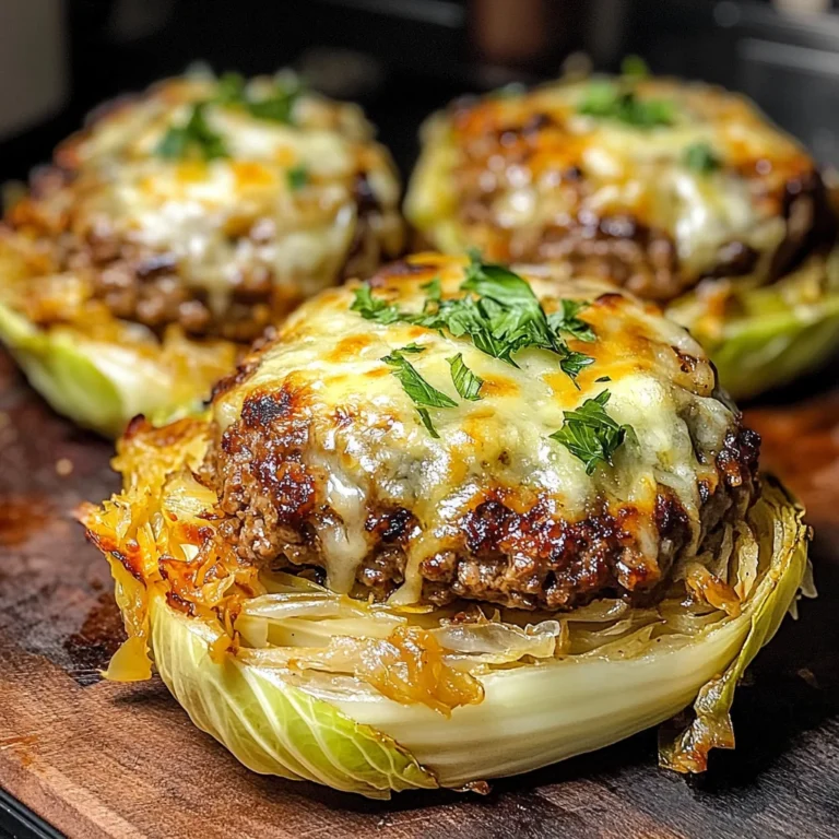 Oven-Baked Cabbage Burgers