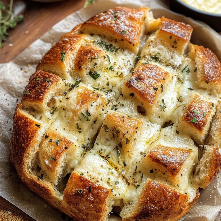 Pull Apart Garlic Bread Recipe