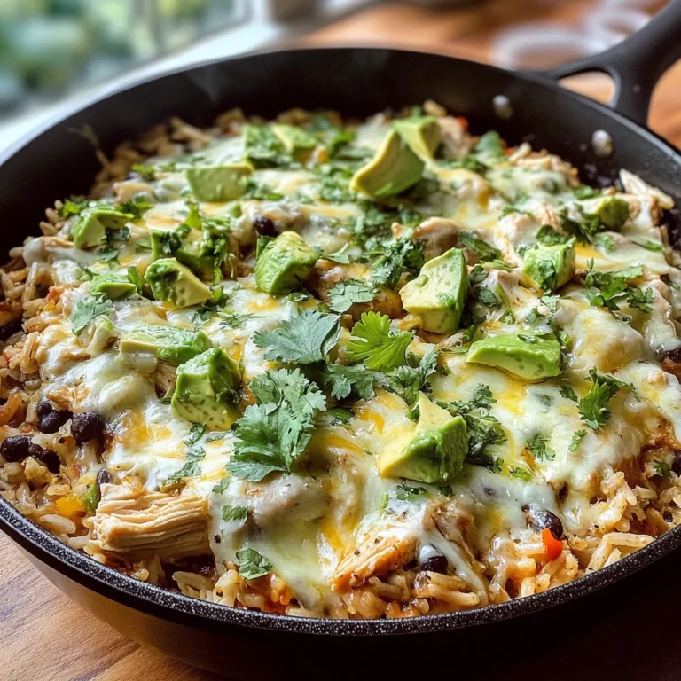 Salsa Verde Chicken & Rice Skillet