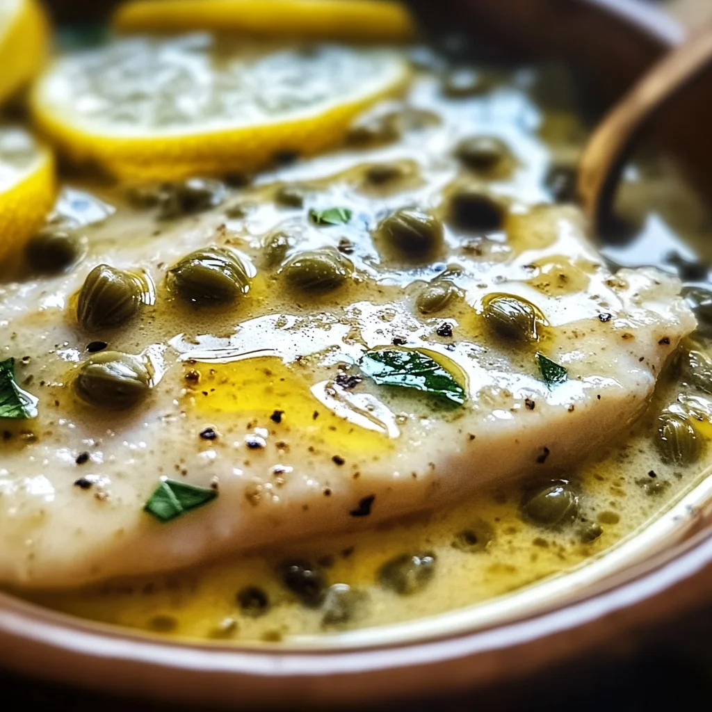 Simple Lemon Caper Sauce
