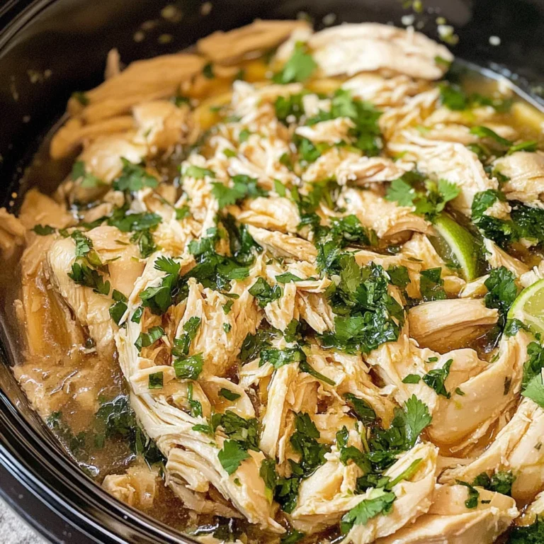 Slow Cooker Cilantro Lime Chicken