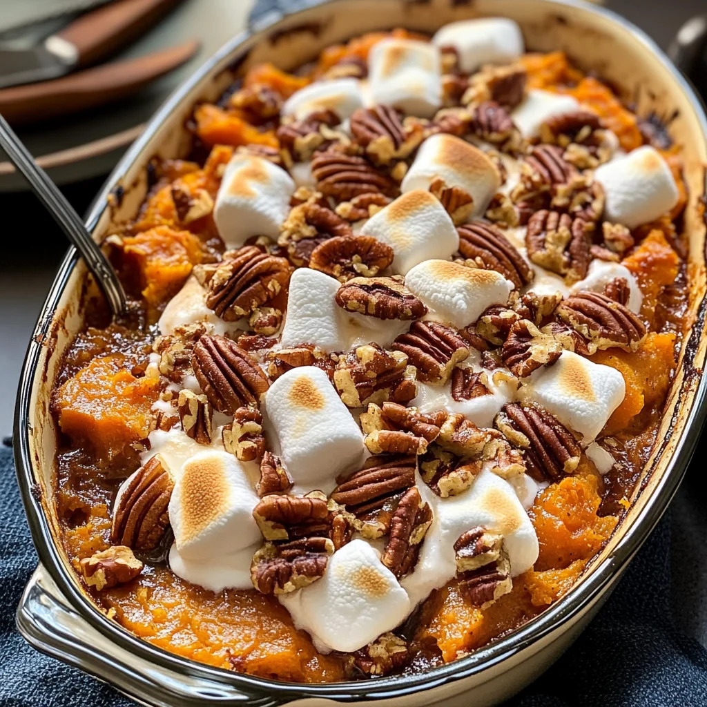 Southern Maple Sweet Potato Casserole