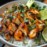 Spicy Maple Chicken with Coconut Rice