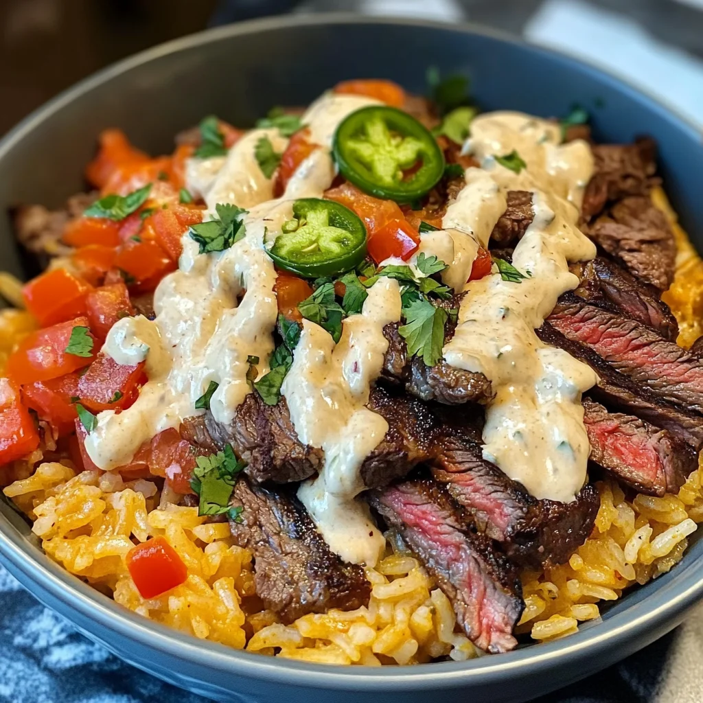 Steak Queso Rice : A Flavorful Recipe