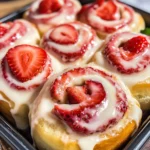 Strawberry Cheesecake Cinnabon Rolls Recipe