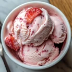 Strawberry Coconut Ice Cream
